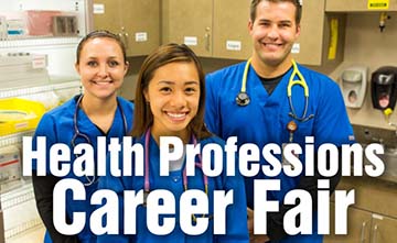 health profession career fair flyer