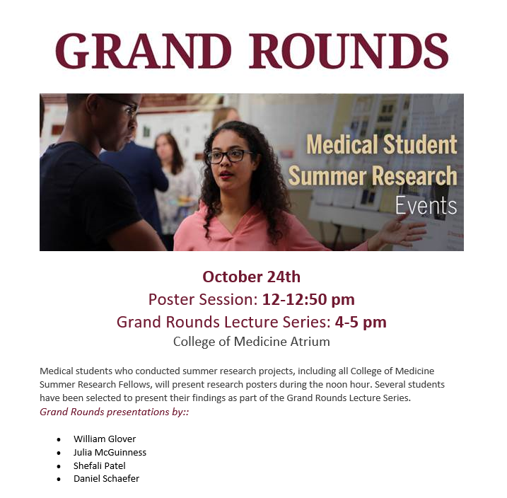 Oct. 24 Grand Rounds