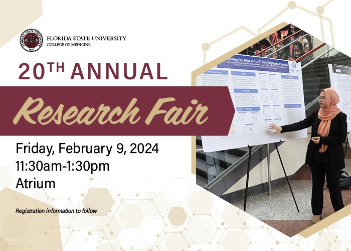 20th Annual Research Fair Flyer