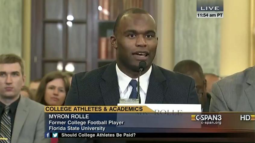 Myron Rolle Testifying Before Congress
