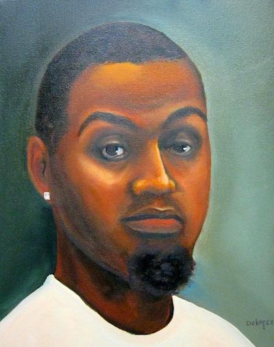 Portrait of a Young Man by Sandy DeLopez