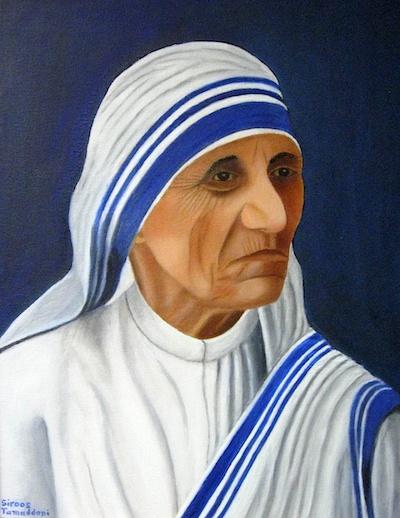 Mother Teresa by Siroos Tamaddoni