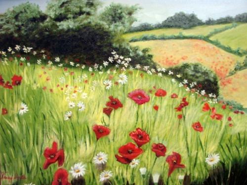 Field of Poppies by Nancy Smith