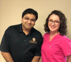 Dr. Sandeep Rahangdale, and Dr. Amy Haddock, Class of 2013