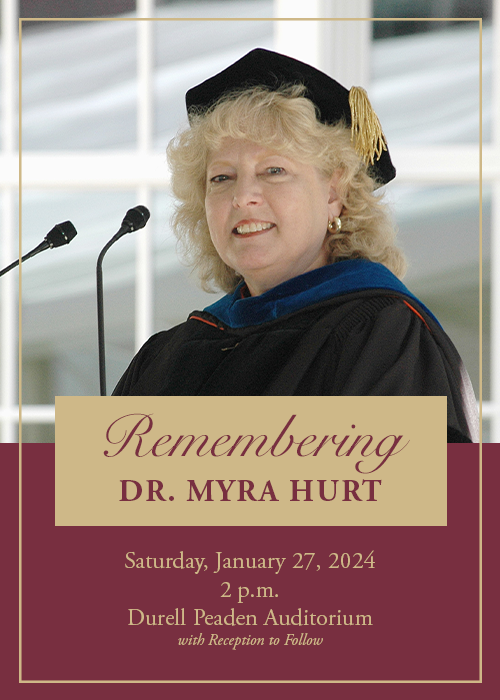 Remembering Dr. Myra Hurt