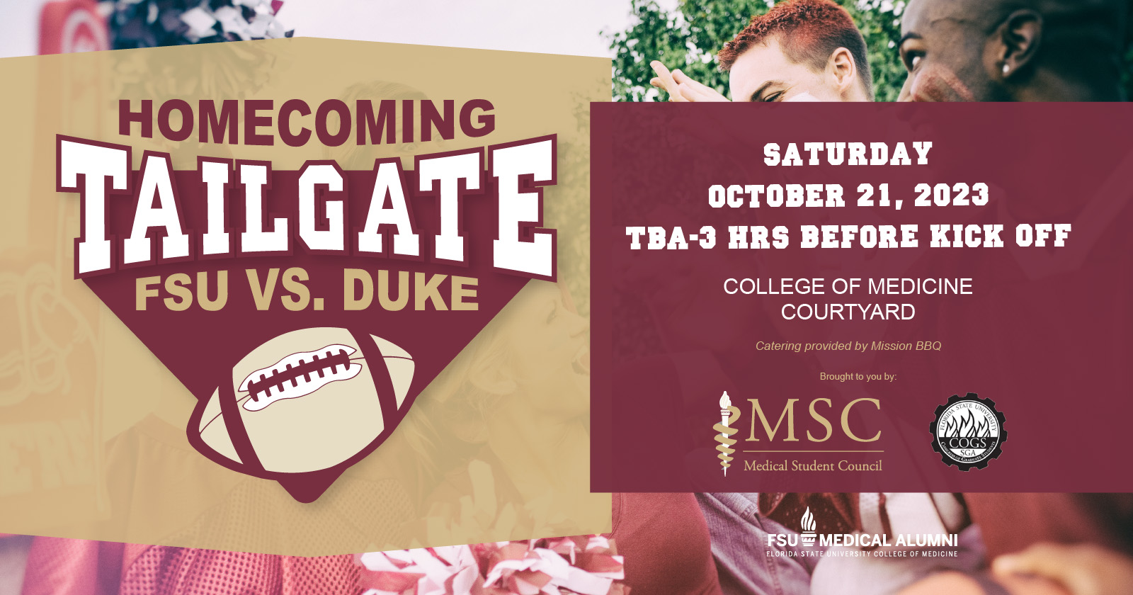 College of Medicine Homecoming Tailgate