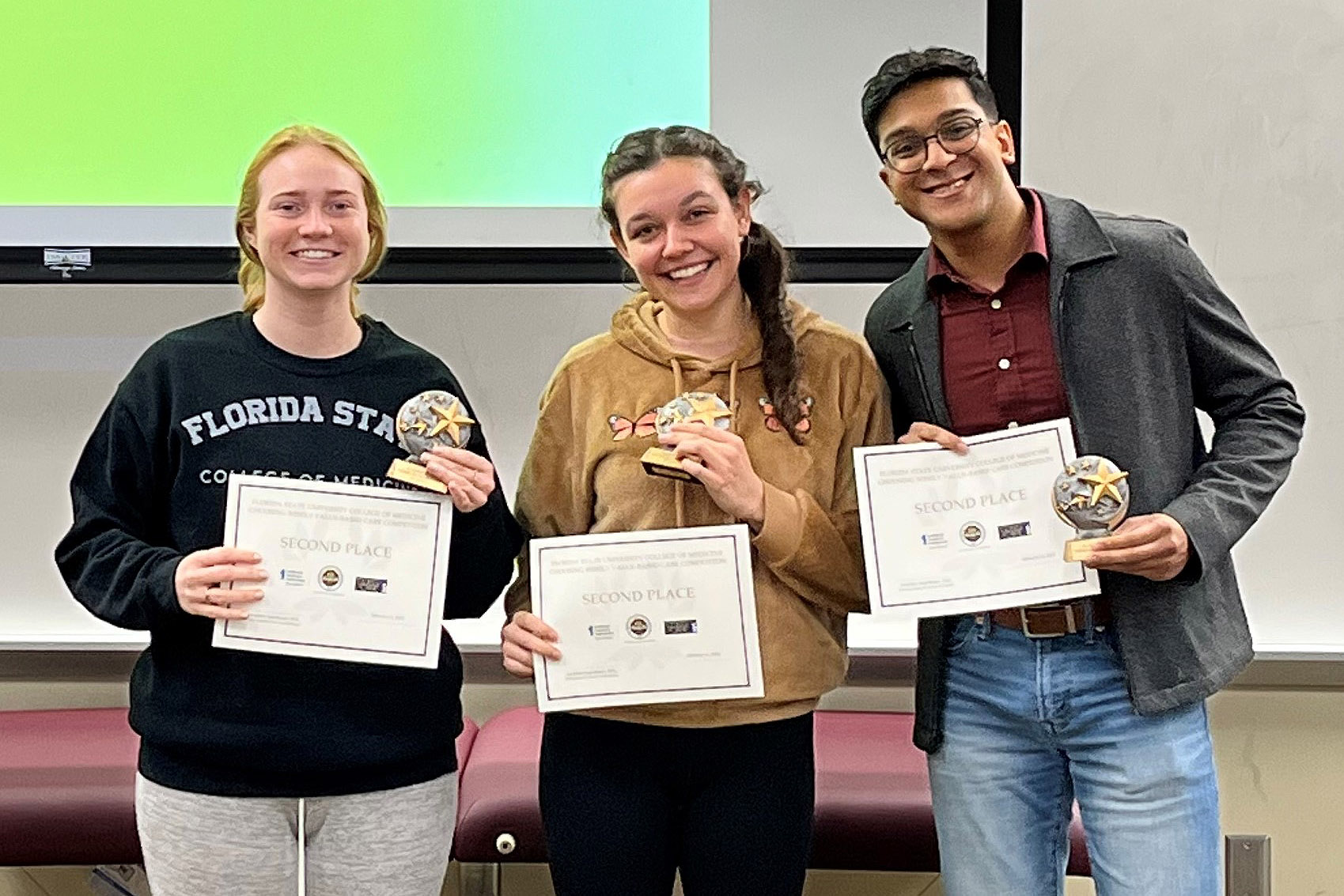 The team that won second place in the STARS interprofessional care competition