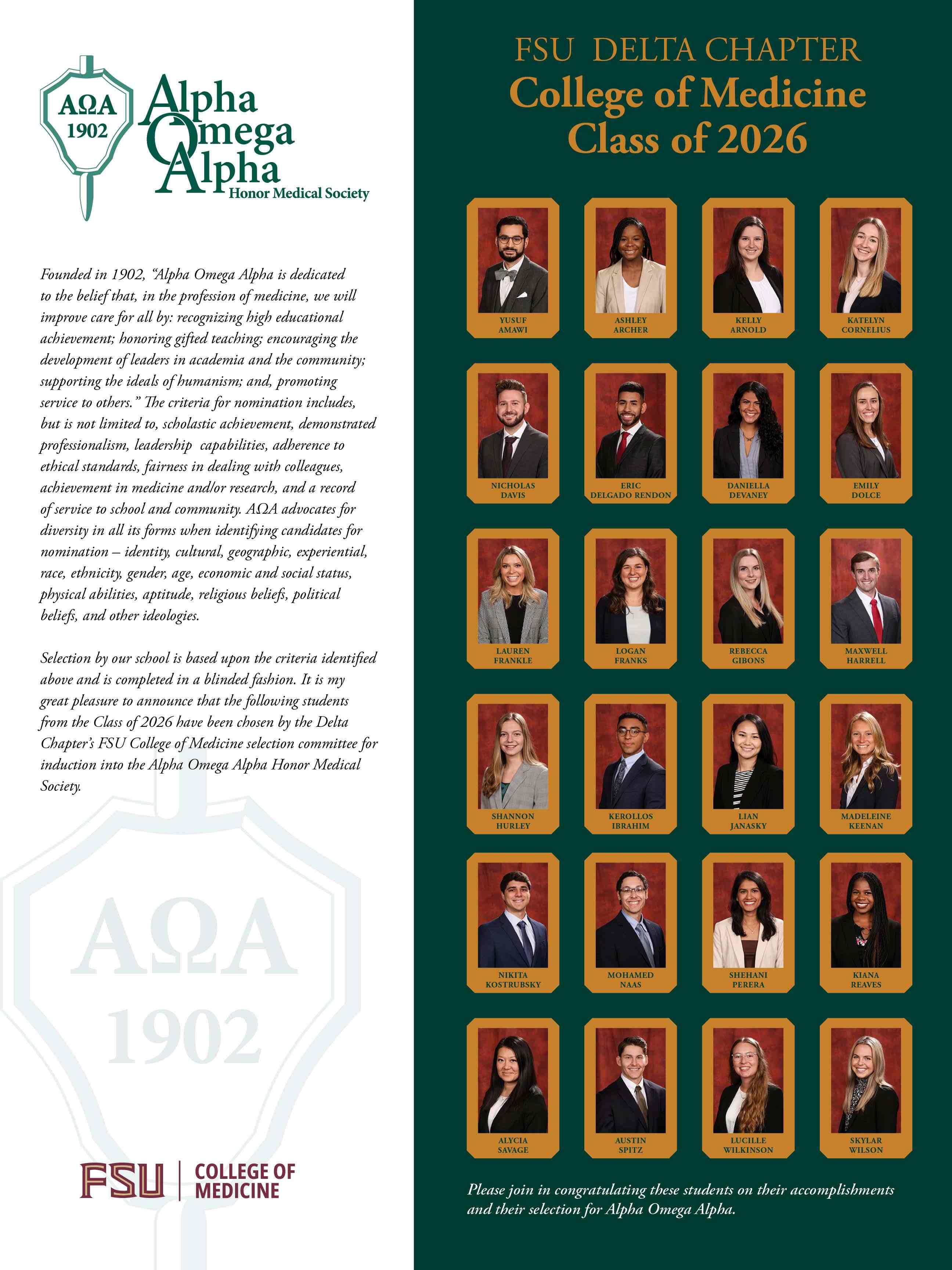 2026 Honor Society