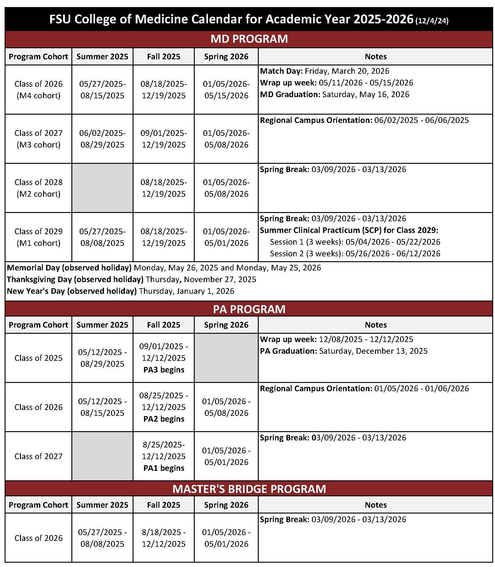 AY2025-26 Calendar-Programs FINAL 04DEC2024 image file