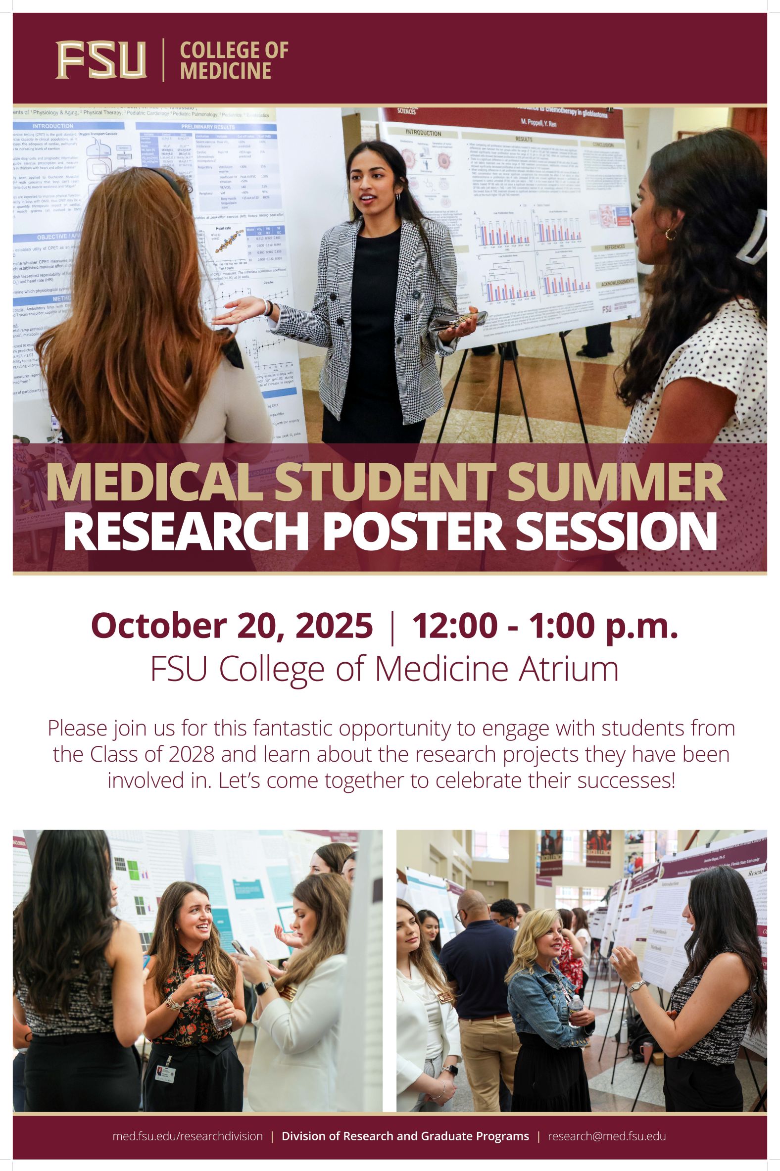 Medical Student Summer Research Flyer