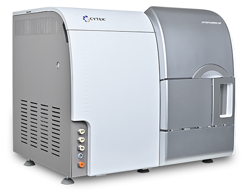Image shows a Cytek Aurora CS machine.