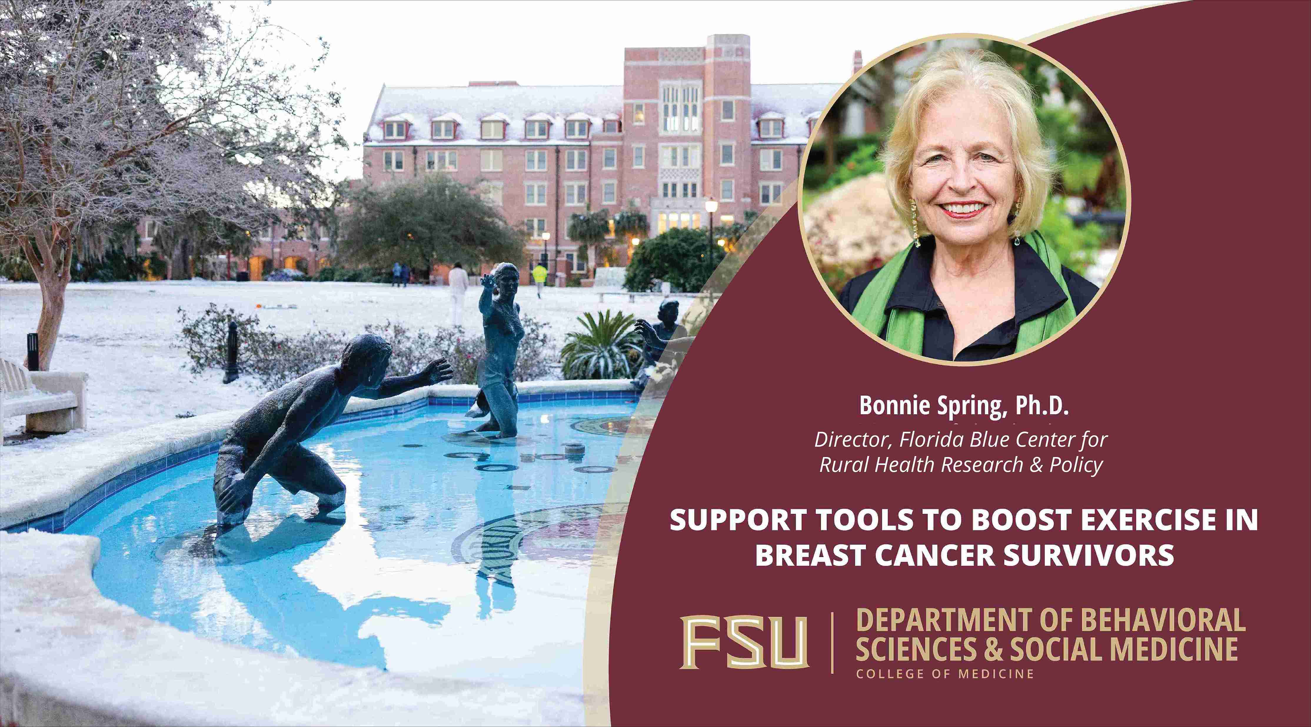 Spring Co-Leads Study Testing Digital and Social Support Tools to Boost Exercise in Breast Cancer Survivors