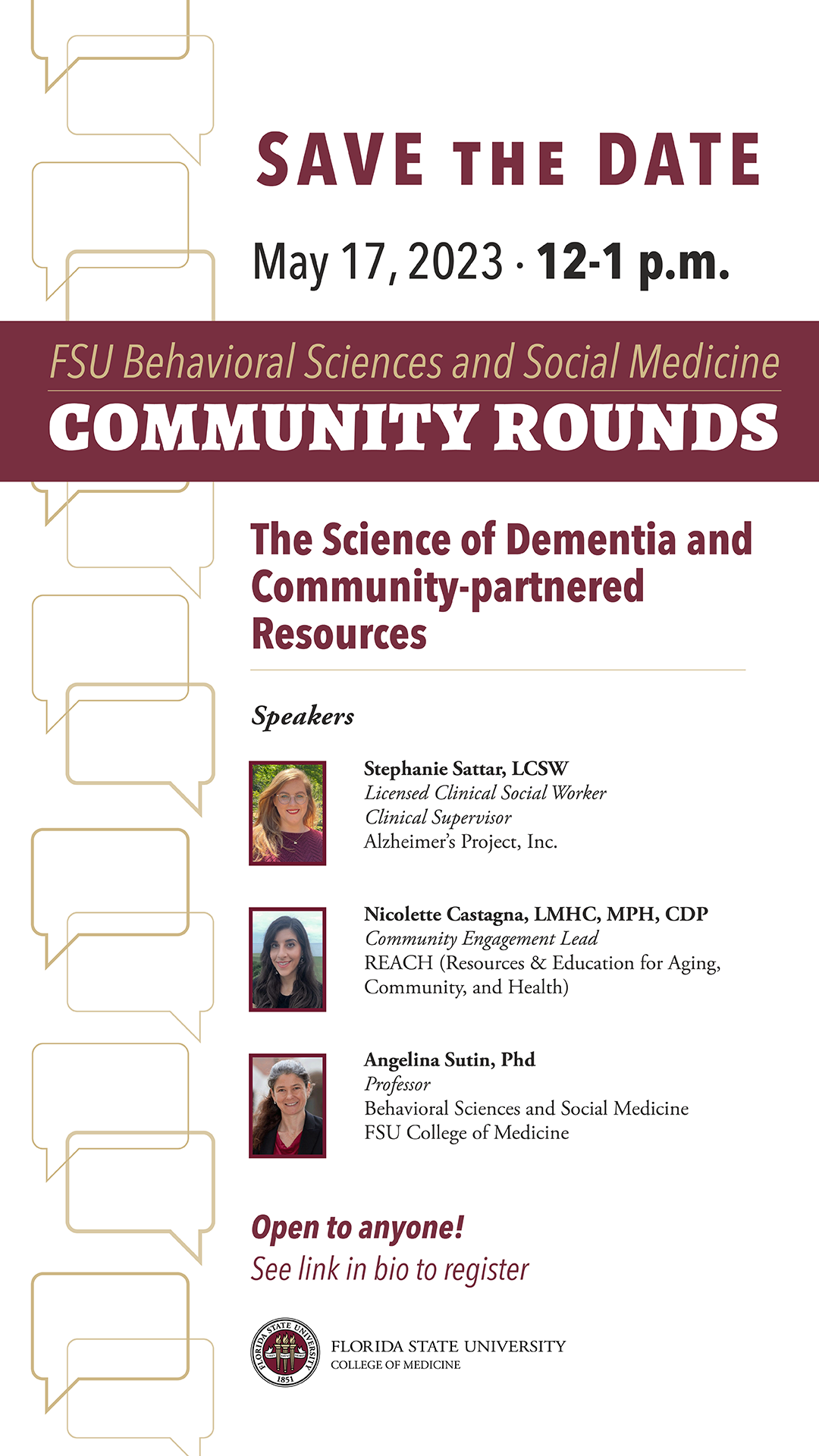 Community Rounds: The Science of Dementia and Community-Partnered Resources