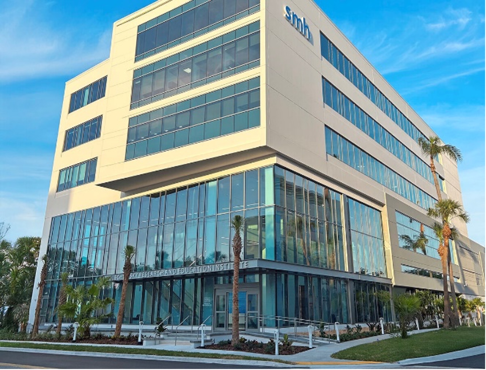 Kolschowsky Research and Education Institute Pictured from the front on the street