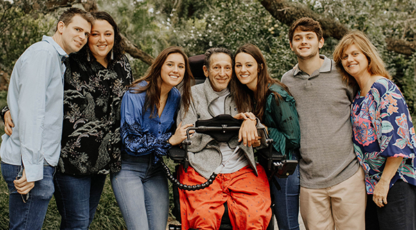 Gabriella Glassman and her family.