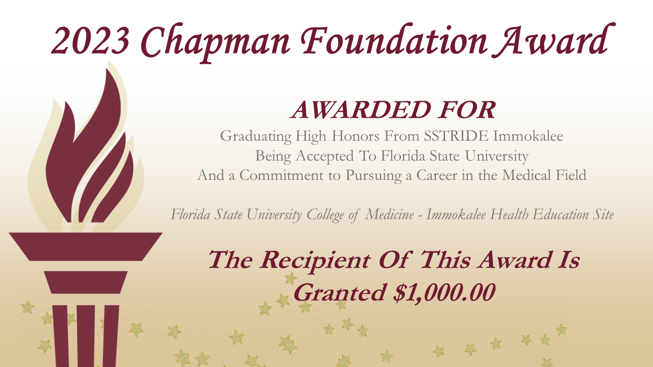2023 Chapman Foundation Award pt 1
