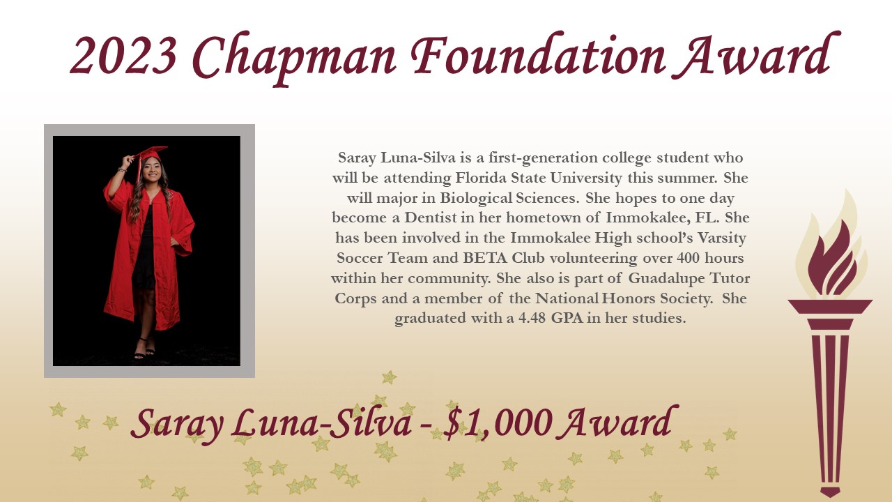 2023 Chapman Foundation Award pt 4
