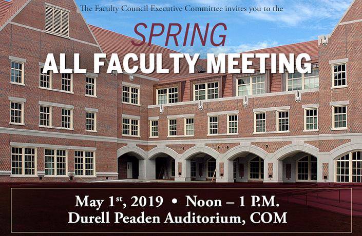 Spring 2019 All Faculty Meeting