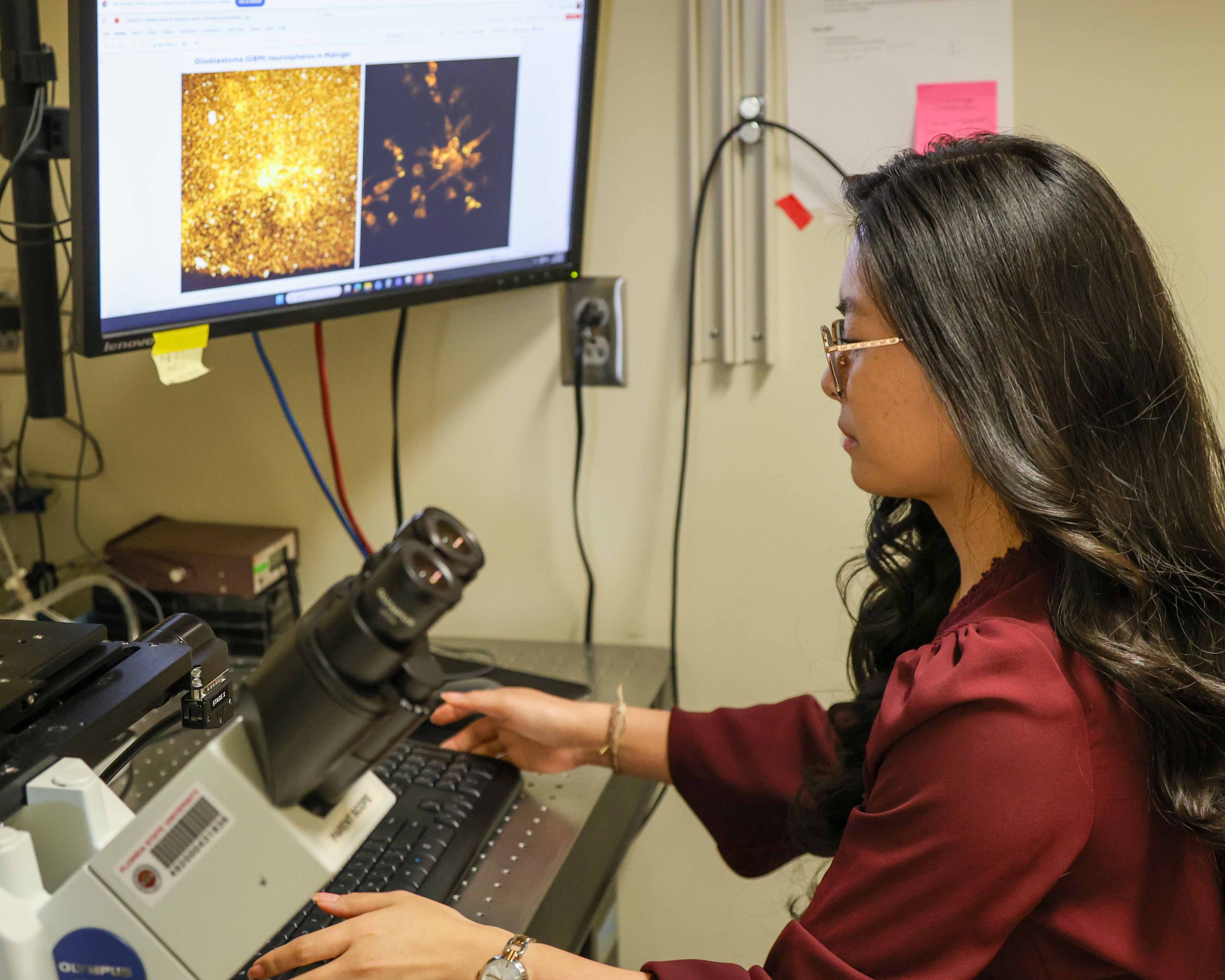 Hyeje Sumajit works in the Irianto Lab.