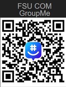 QR code for FSU COM Home Street Medicine’s GroupMe account 