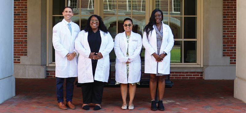 Group of the four FSU TMH OB Fellows 2026