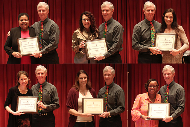 Faculty and Staff Award winners