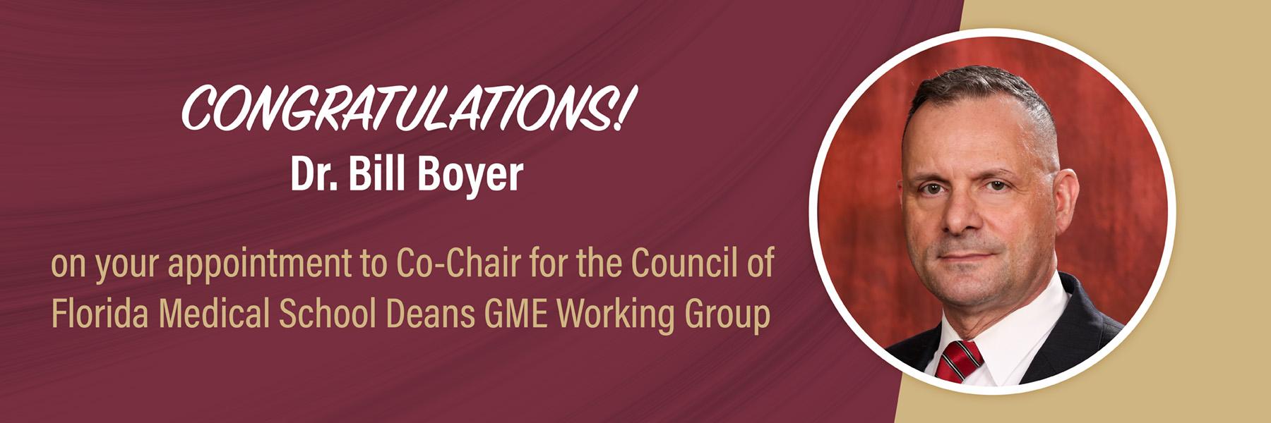 Congratulations Dr Boyer