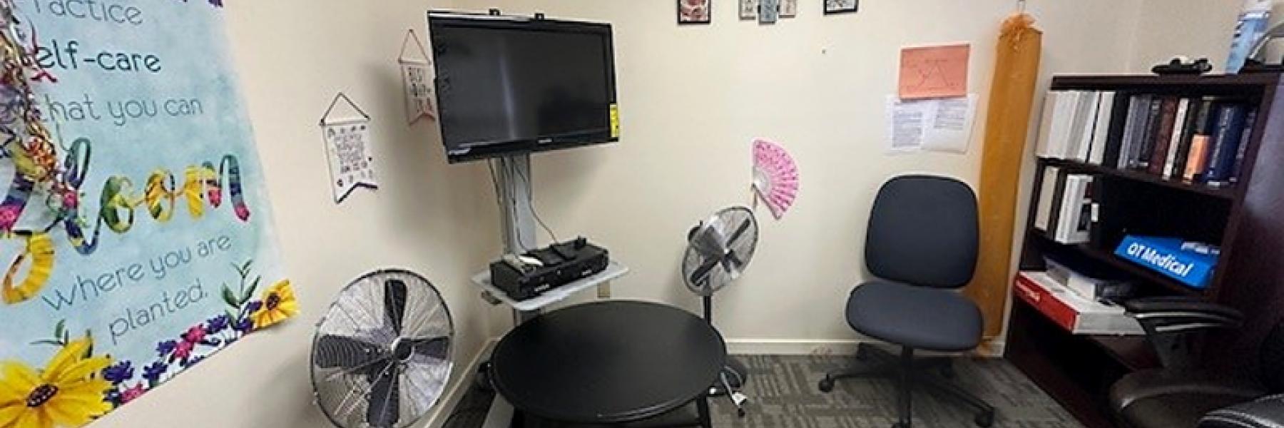 Clinic Room at James A. Shanks Middle School Health Clinic