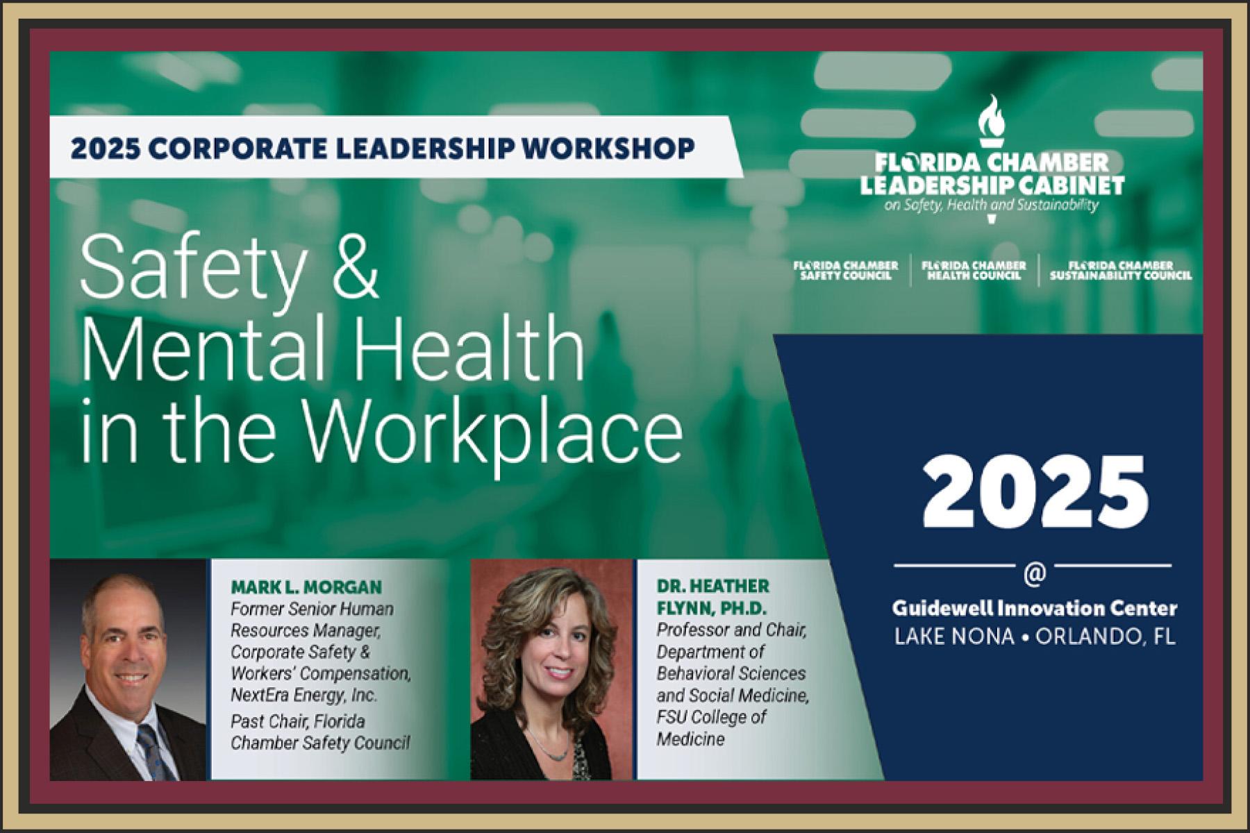 Corporate Leadership Workshop on Safety & Mental Health in the Workplace