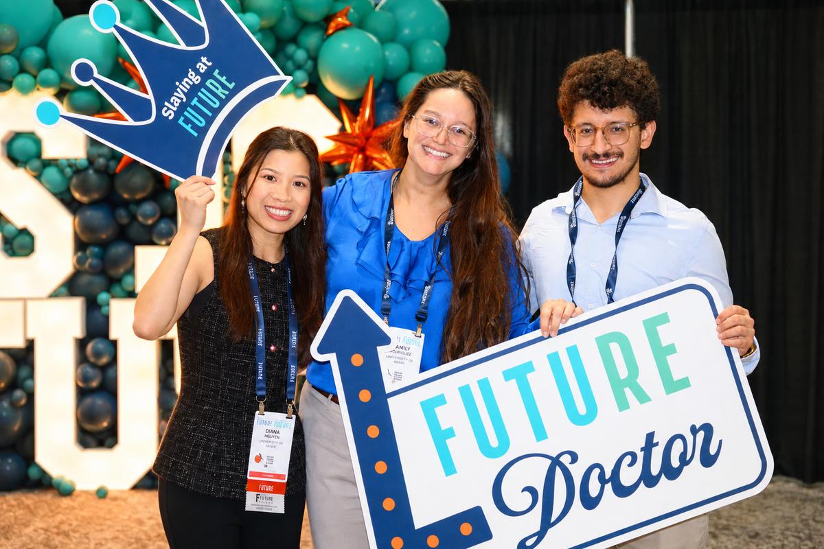 students at Future conference 