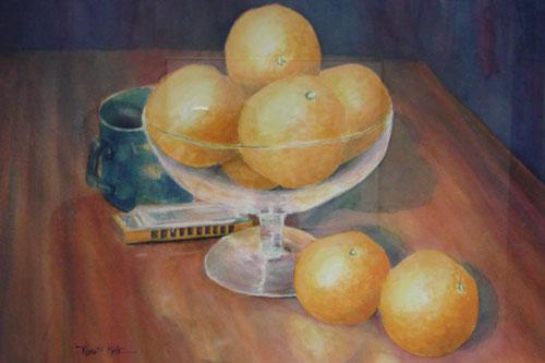 Harp and Citrus by Kenneth Menke