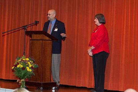 Retired FSU College of Medicine professor and former FSU SeniorHealth Clinic provider, Dr. Ken Brummel-Smith and Dr. Lisa Granville.
