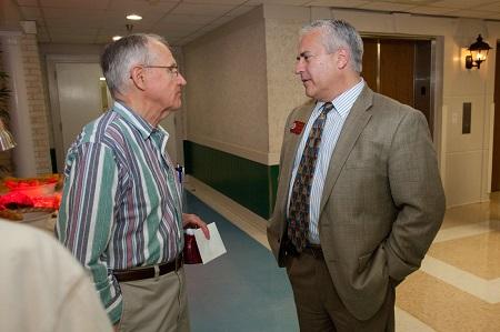 Photographed: Dr. Chris Mulrooney, Chief Operating Officer of FMPP with an FSU SeniorHealth patient.