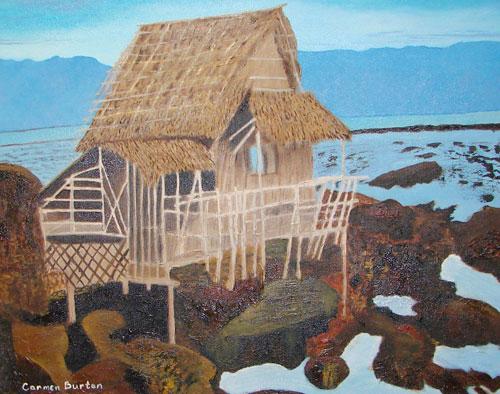 Fishermen's Hut by Carmen Burton	