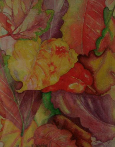 Autumn Leaves by Marina Haldas