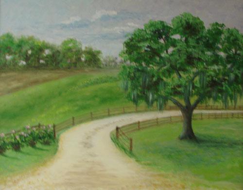 Country Lane by Mary Hafner