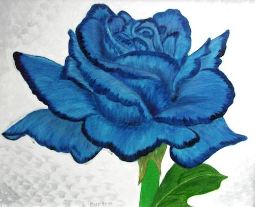 Blue Rose by Carmen Burton