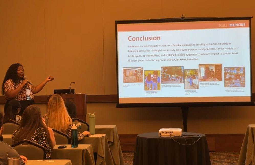 Dr. Ericka Horne presenting