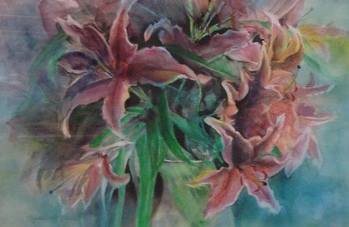 Lilies by Yoshiko Murdick
