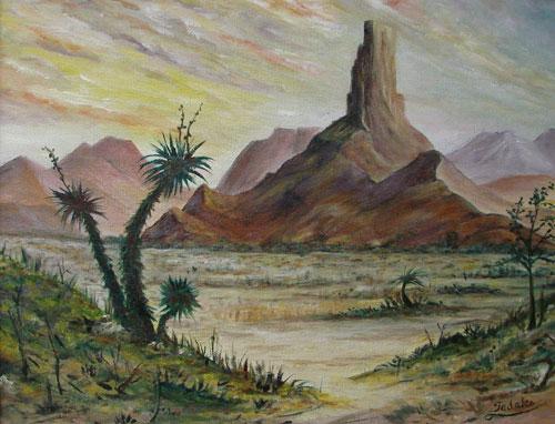 Texas Desert by Tadako Knight