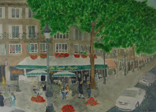 Paris Cafe By Tom Hart