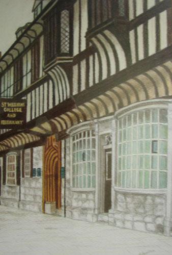 York Street Scene by Margaret Hamilton