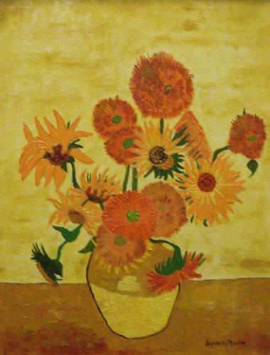 Vangogh Sunflower by Carmen Burton