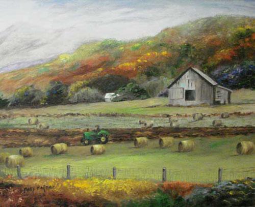 Hay Time by Mary Hafner