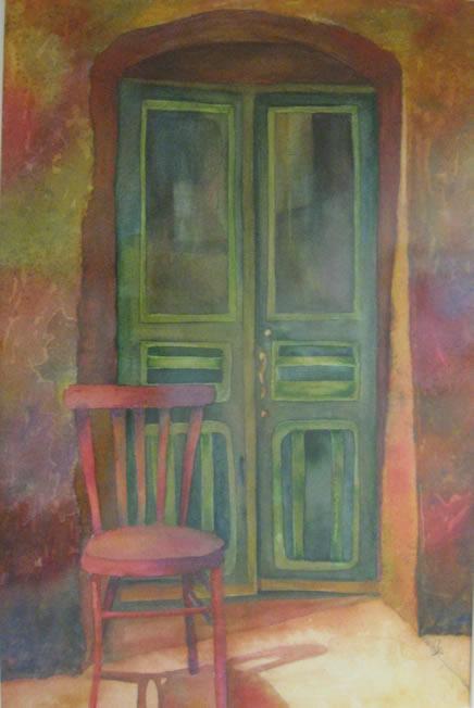 Behind the Green Door by Gale Poteat
