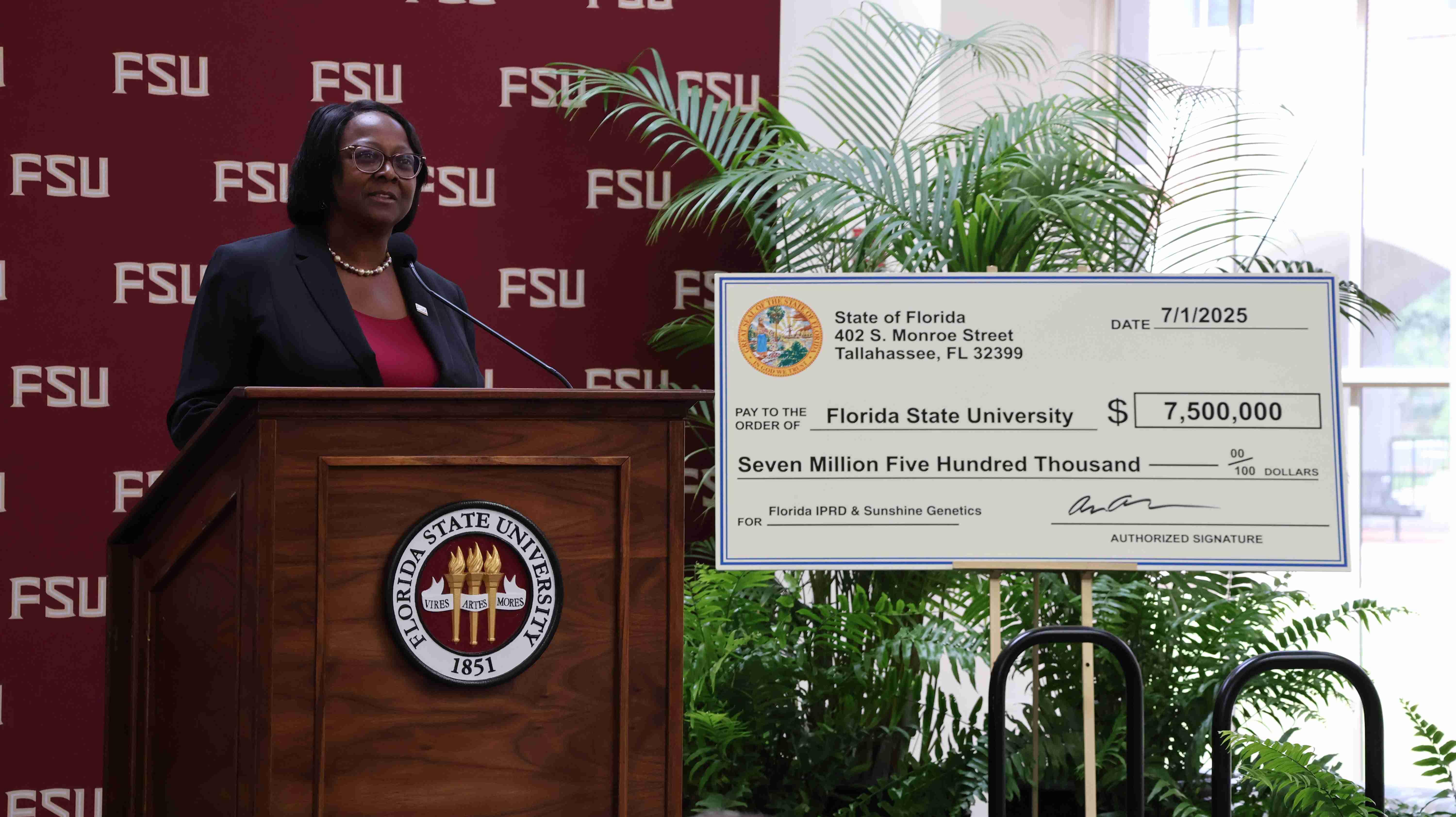 Speaker: FSU CoM Dean Alma Littles
