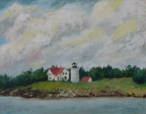 New England Lighthouse by Charles Hazelip