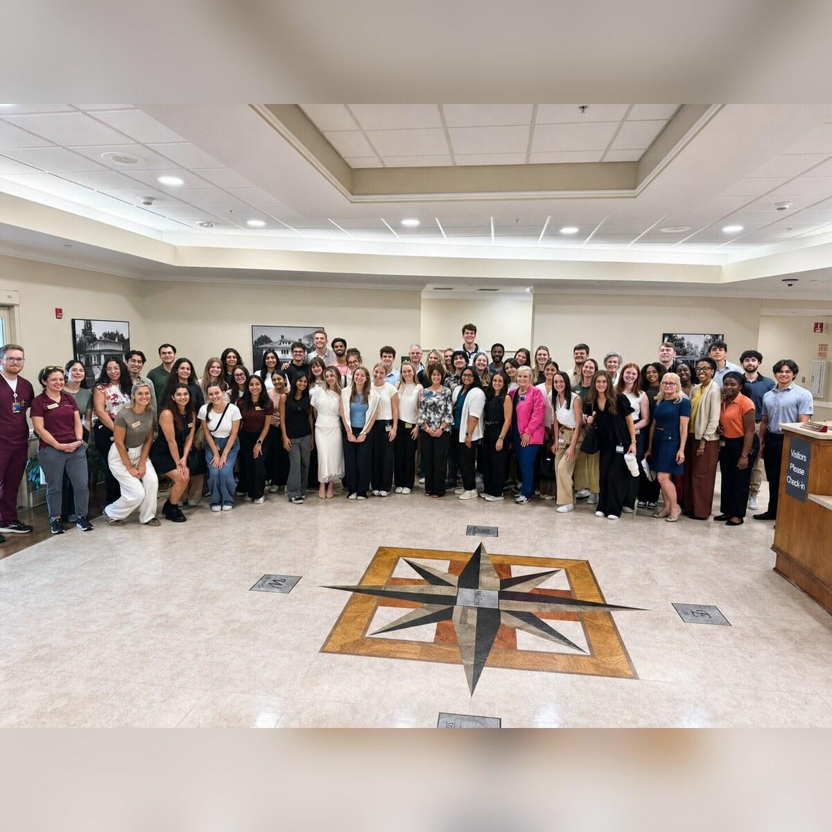 Group of medical students at Madison County Memorial Hospital