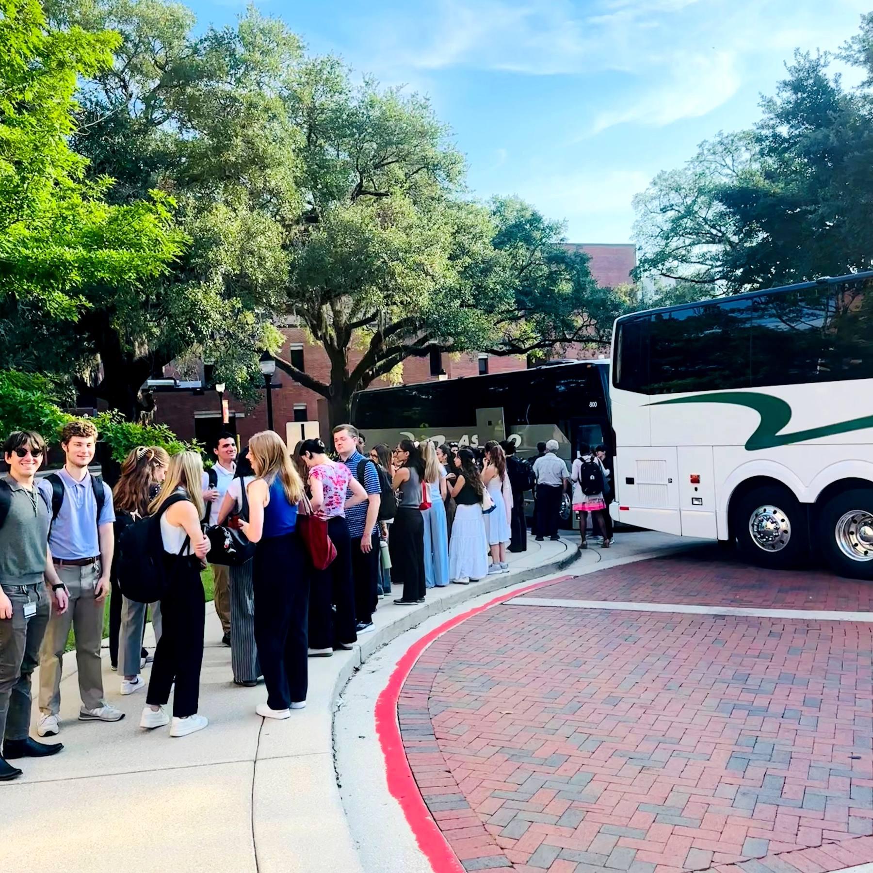 The Journey Begins: Students Depart for Rural Communities