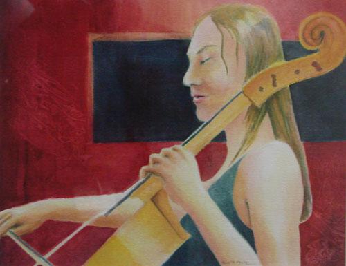 The Yellow Cello by Ken Menke